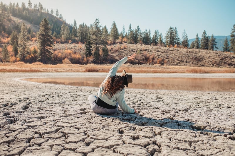 Yin Yoga Woman